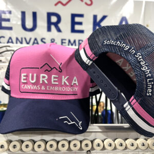 Eureka Embroidery Cap Front & Back
